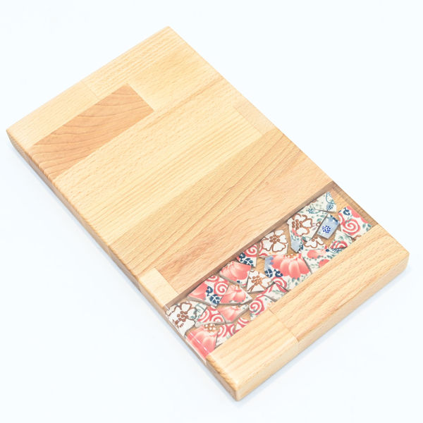 Picture of SMALL DECOR BOARD Ceramic Flowers Mix