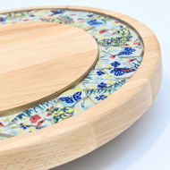 Picture of SMALL DECOR ROUND BOARD Flowers Mix