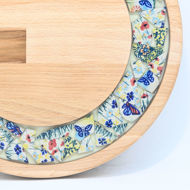 Picture of SMALL DECOR ROUND BOARD Flowers Mix