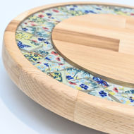 Picture of SMALL DECOR ROUND BOARD Flowers Mix