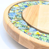 Picture of SMALL DECOR ROUND BOARD Flowers Mix