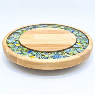 Picture of SMALL DECOR ROUND BOARD Flowers Mix