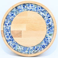 Picture of SMALL DECOR ROUND BOARD Flowers Mix