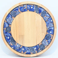 Picture of SMALL DECOR ROUND BOARD Flowers Mix