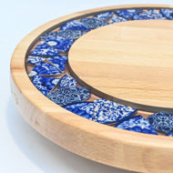 Picture of SMALL DECOR ROUND BOARD Flowers Mix