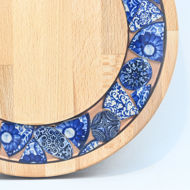 Picture of SMALL DECOR ROUND BOARD Flowers Mix