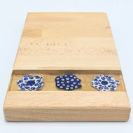 Obrazek Taca mała prostokątna - ceramika MIX KWIATY