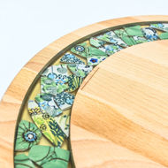 Obrazek Taca duża obrotowa - ceramika MIX Kwiaty