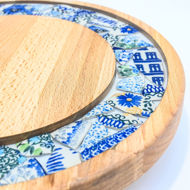 Picture of SMALL DECOR ROUND BOARD Flowers Mix