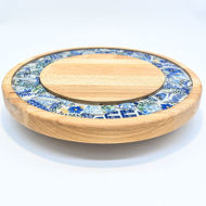 Picture of SMALL DECOR ROUND BOARD Flowers Mix