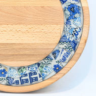 Picture of SMALL DECOR ROUND BOARD Flowers Mix