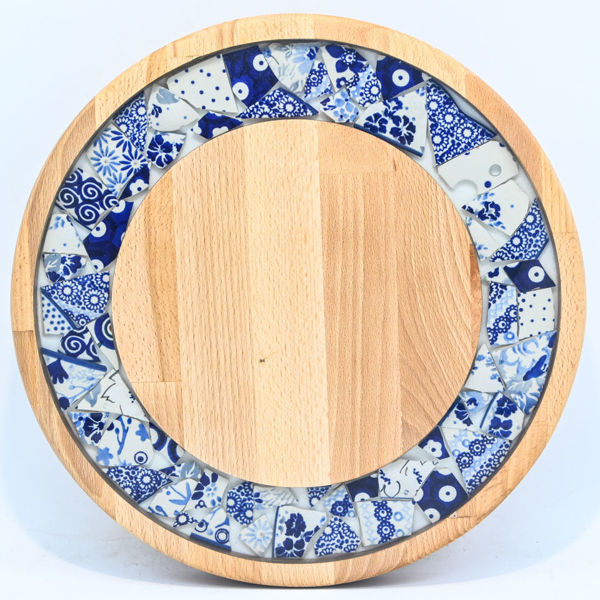 Obrazek Taca mała obrotowa - ceramika MIX