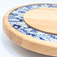 Obrazek Taca mała obrotowa - ceramika MIX