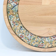 Picture of SMALL DECOR ROUND BOARD Flowers Mix