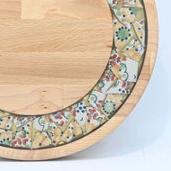 Picture of SMALL DECOR ROUND BOARD Flowers Mix