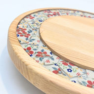Picture of SMALL DECOR ROUND BOARD Flowers Mix