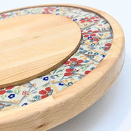 Picture of SMALL DECOR ROUND BOARD Flowers Mix