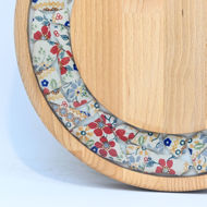 Picture of SMALL DECOR ROUND BOARD Flowers Mix