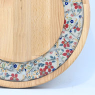 Picture of SMALL DECOR ROUND BOARD Flowers Mix