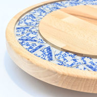 Obrazek Taca mała obrotowa - ceramika MIX KWIATY