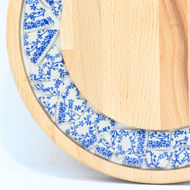 Obrazek Taca mała obrotowa - ceramika MIX KWIATY