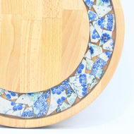 Obrazek Taca mała obrotowa - ceramika MIX KWIATY