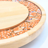 Picture of SMALL DECOR ROUND BOARD Flowers Mix