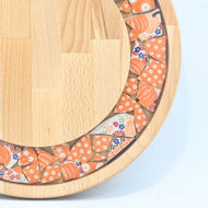 Picture of SMALL DECOR ROUND BOARD Flowers Mix