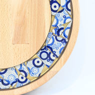 Picture of SMALL DECOR ROUND BOARD Flowers Mix