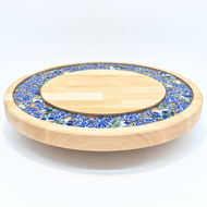 Obrazek Taca mała obrotowa - ceramika MIX KWIATY